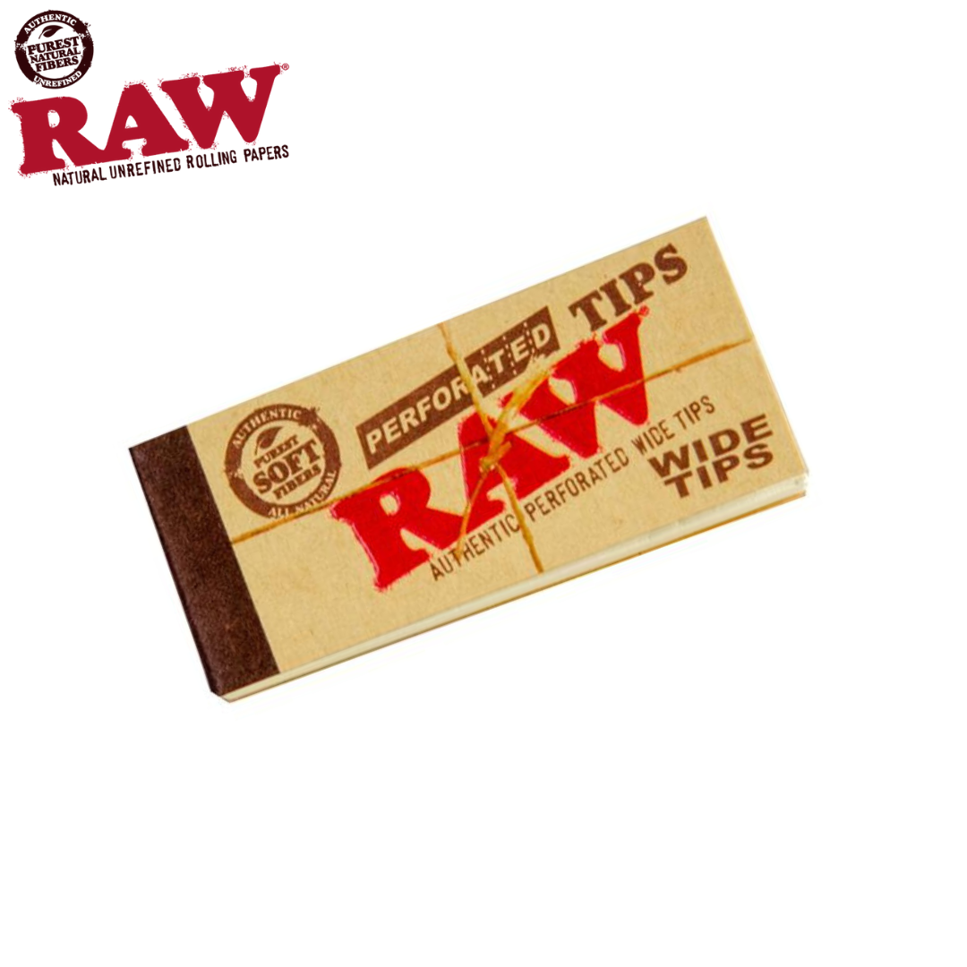 Filter Tips, RAW®, Wide, Ungebleicht, Breit